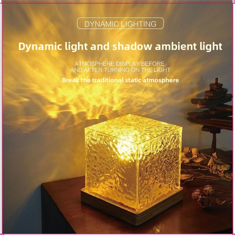 Dynamic water ripple lamp